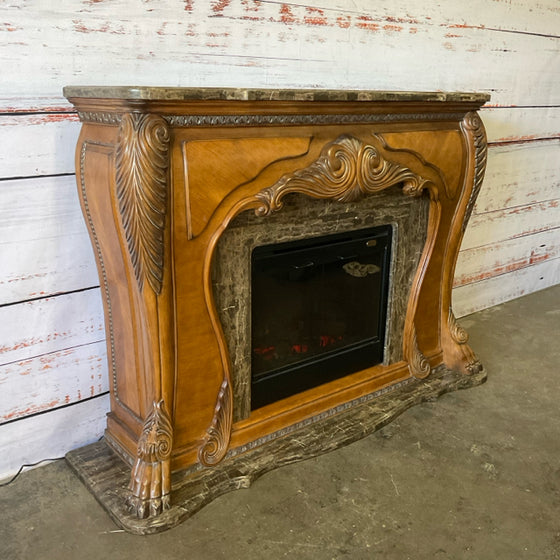Michael Amini Fireplace