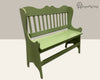 Vintage Green Bench