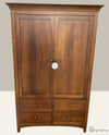 Shaker Style Clothing Armoire