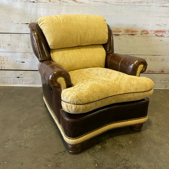 Hancock & Moore Chair & Ottoman