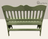 Vintage Green Bench