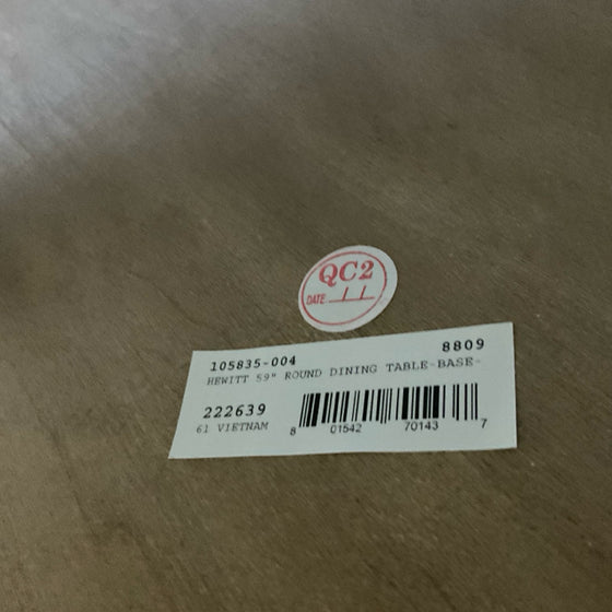 Four Hands Dining Table (no chairs)