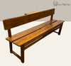 Solid Oak Church Pew Bench