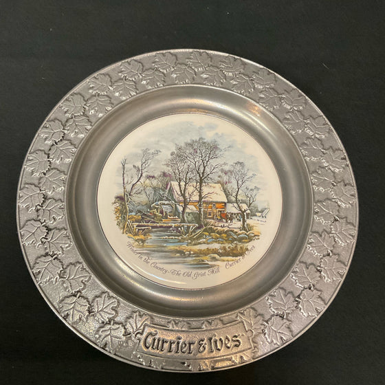 Currier & Ives Decorative Plate