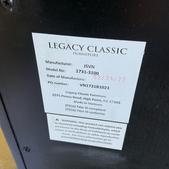 Legacy Classic Furniture Nightstand