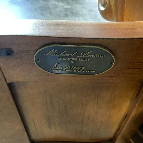 Michael Amini Desk w/ Hutch