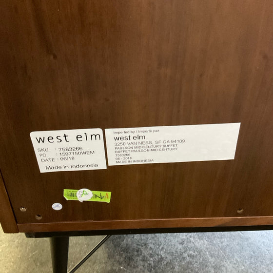 West Elm Buffet / Sideboard / Credenza